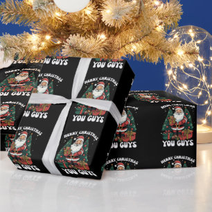 Papel De Presente Feliz Natal Pessoal Papai Noel