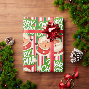 Papel De Presente Feliz Natal, Sr. Claus Wrapping Paper