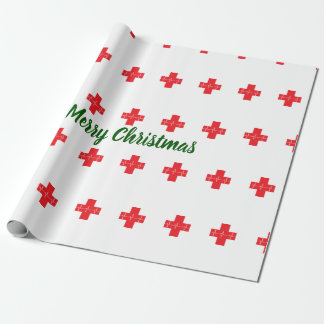 Papel De Presente Feliz Natal transversal médico