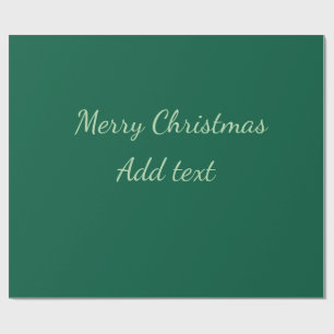 Papel De Presente Feliz Natal verde plano solo holida