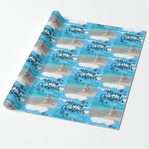 Papel De Presente Feliz Natal Wrapper Paper Snowman