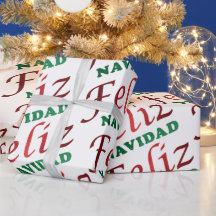 Feliz Navidad Espanhola Feriado Verde de Natal