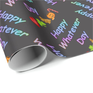 Papel De Presente Feliz o que dia