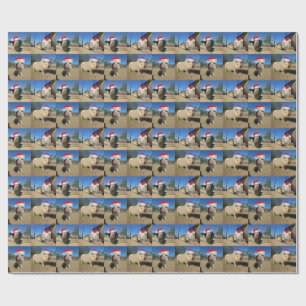 Papel De Presente Feliz Oinkmas Gift Wrap