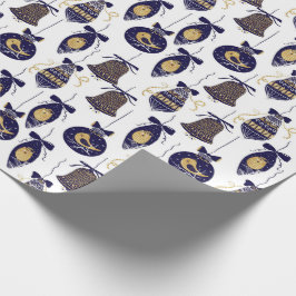 Papel De Presente Feliz Padrão de Natal