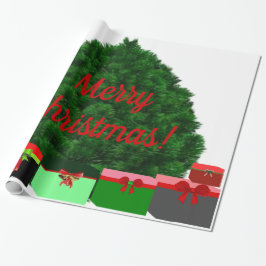 Papel De Presente Feliz papel de moldagem de Natal