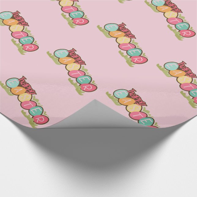 Papel De Presente Feliz Páscoa (Ponta)