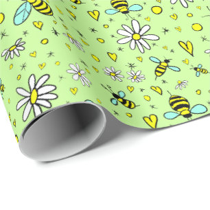 Papel De Presente feliz primavera