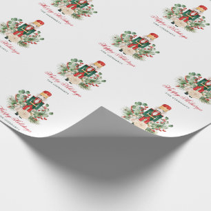 Papel De Presente Felizes Festas de Natal do Festivo Nutcracker