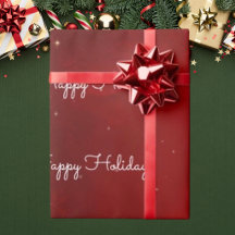 Felizes Festas Xadrez Vermelho Natal