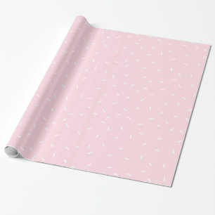 Papel De Presente FELIZMENTE ANIVERSÁRIO Borracha branca borrão rosa