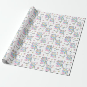 Papel De Presente Felz pascoa Bunny