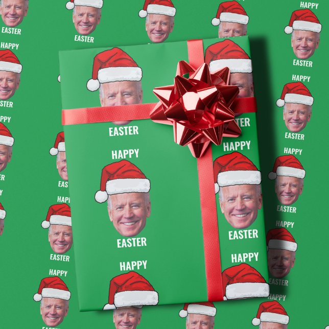 Papel De Presente Felz pascoa Joe Biden 4 de julho (Criador carregado)
