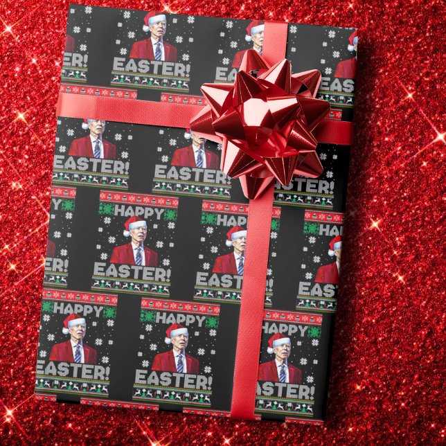 Papel De Presente Felz pascoa Joe Biden Natal (Criador carregado)