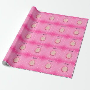 Papel De Presente Felz pascoa perfeito, ovos