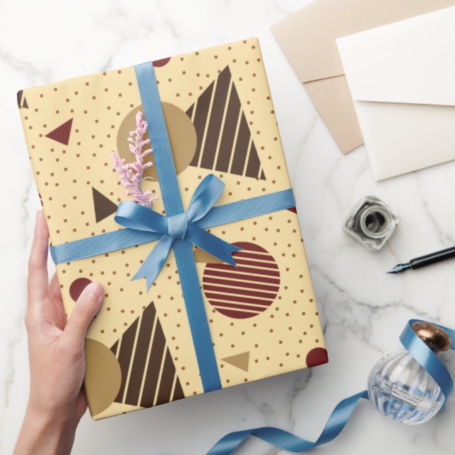 Papel De Presente Feminina Romântica Simples e Sofisticada Inicial (Presentear)