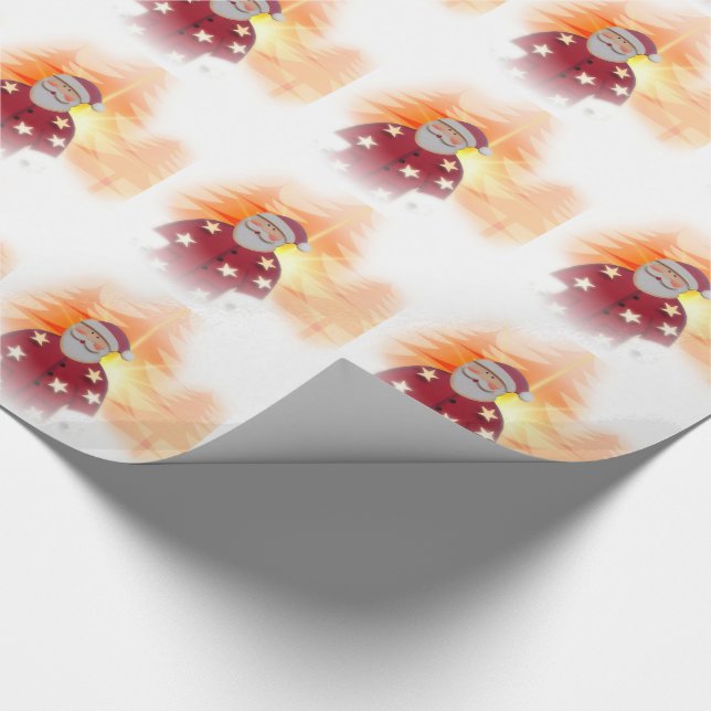 Papel De Presente Fenda de presente de Natal/Papai Noel (Ponta)