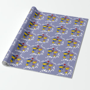 Papel De Presente Ferald e Sahsha Ferret Wrapping Paper