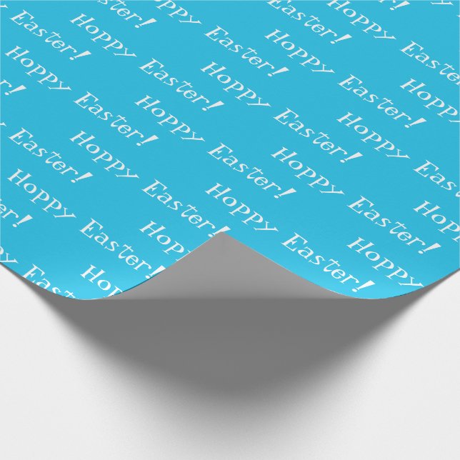 Papel De Presente Feriado Azul Elegante da páscoa (Ponta)