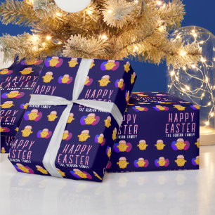 Papel De Presente Feriado de Felz pascoa de Páscoa e Ovos