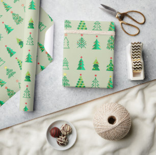 Papel De Presente Feriado de inverno dá decoração de natal árvor
