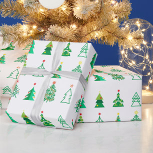 Papel De Presente Feriado de inverno dá decoração de natal árvore de