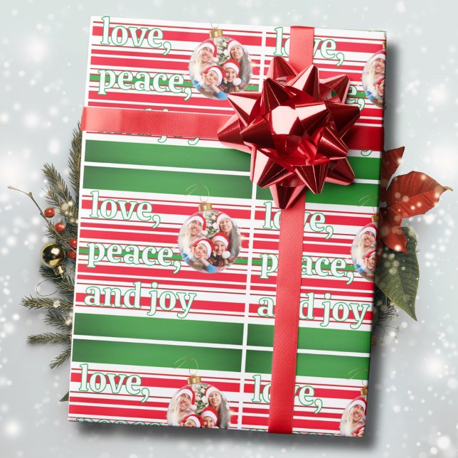 Papel De Presente Feriado de Joy Paz para a Família de Natal (Criador carregado)