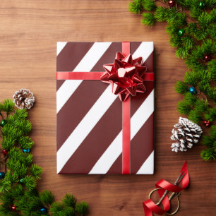 Papel De Presente Feriado de Natal de Grande Greve de Borgonha Moder