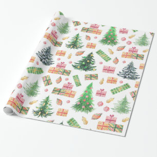 Papel De Presente Feriado do Natal - divertimento do Xmas da