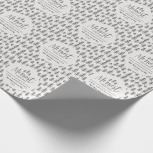 Papel De Presente Feriado rústico da casa da quinta do Natal o mais