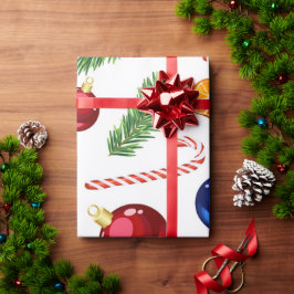 Papel De Presente Feriado Vintage - Natal bonito