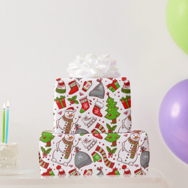 Papel De Presente Feriados de Natal bonitos e bonitos (Presentes para festas)