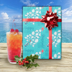 Papel De Presente Feriados felizes da praia
