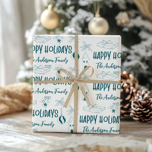 Papel De Presente Férias Caprichosas e Excêntricas