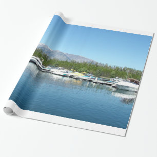 Papel De Presente Férias de fotografia de paisagem, presente de Nata