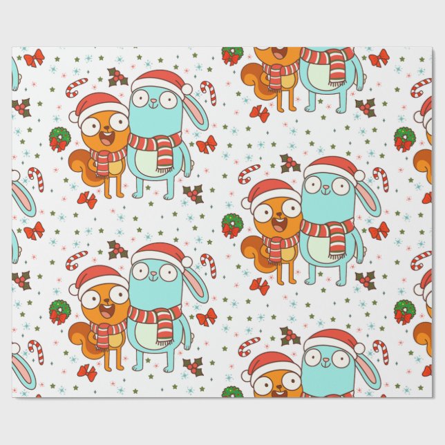 Papel De Presente Férias de Kiff e Barry (Aberto)