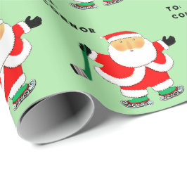 Papel De Presente Férias de Natal do Jogador de Hóquei