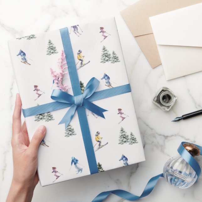 PAPEL DE PRESENTE FÉRIAS EM ENCOSTAS DE INVERNO (Presentear)