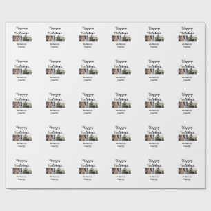 Papel De Presente Férias felizes pai filho Natal foto família n