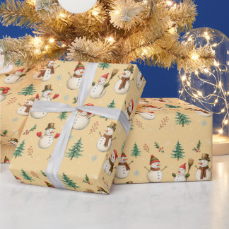Papel De Presente Férias Inverno Natal