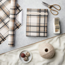 Férias Xadrez Monocromático Elegante
