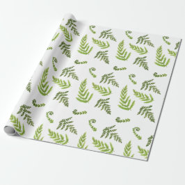 Papel De Presente Ferns