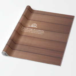 Papel De Presente Ferramentas de Carpinteiro e Mão de Obra de Constr