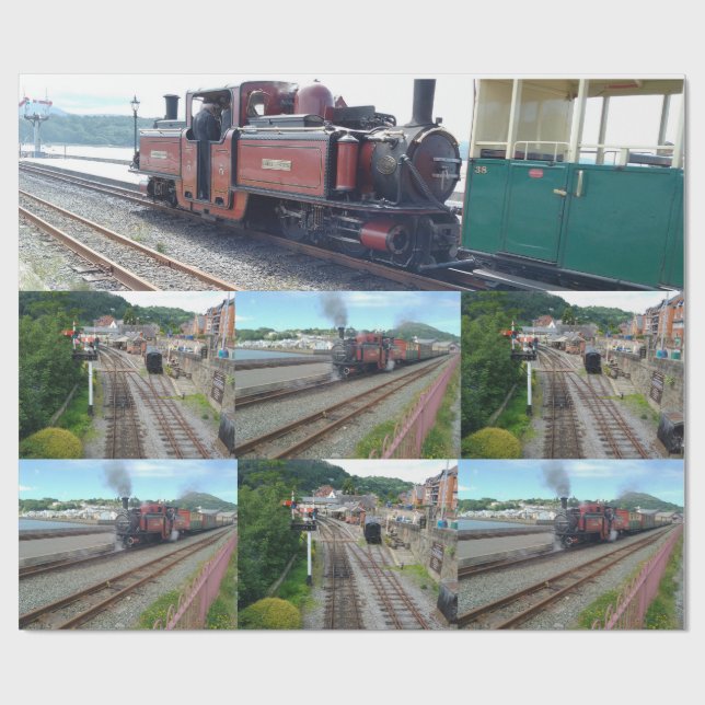 Papel De Presente Ferrovia Llangollen & Ferrovia Ffestiniog (Aberto)