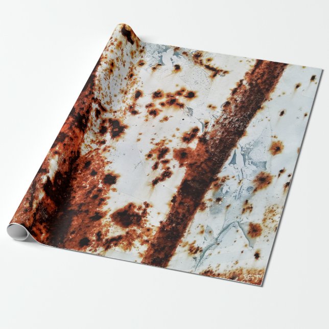 Papel De Presente Ferrugem (Desenrolado)