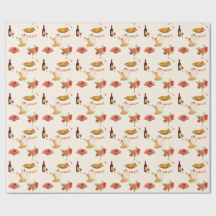 Papel De Presente Festa ao Estilo Espanhol