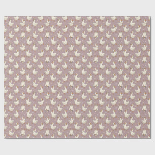 Papel De Presente Festa da Gansa Boba – Design Excêntrico de Anivers