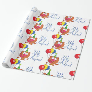 Papel De Presente Festa de aniversário