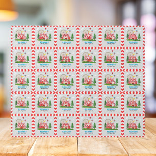 Papel De Presente Festa de Aniversário com Tema Circo Carnaval