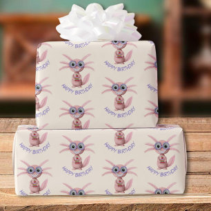 Papel De Presente Festa de Aniversário de Livros Personalizados de A